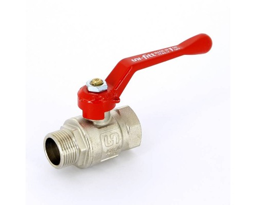 Кран шаровой НВ полнопроходной рычаг Uni-Fitt 3/4"