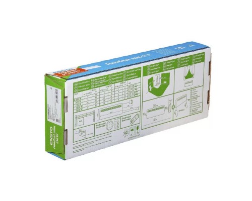 Конвектор электрический Ensto EPHBMM02PR 250Вт (механический термостат, вилка)