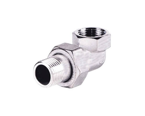 Соединитель лат американка Ду15 м/р угл хром Giacomini R19X003
