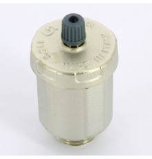 Воздухоотводчик автоматический Н 1/2" UNI-FITT с нижним подключением с O-RING и верхним выпуском никелированный