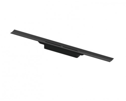 Профиль для душа TECEdrainprofile, с цветным PVD покрытием, 1200 мм, Brushed stainless steel, black / сатин, черный, TECE