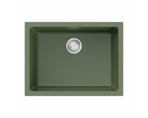 Мойка, OMOIKIRI, Okinoshima, шгв 610-460-255, отверстия для смесителя-отсутствуют, цвет-olive