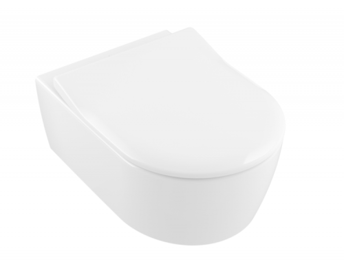Унитаз, Villeroy&Boch, Avento, подвесной, шгв 370-530-310, цвет-альпийский белый