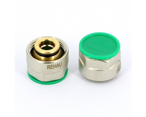 Соединитель обжим-В никелированный для трубы RAUTITAN stabil REHAU 3/4"х20(2,9) Соединитель обжим-В никелированный для трубы RAUTITAN stabil REHAU 3/4"х20(2,9)