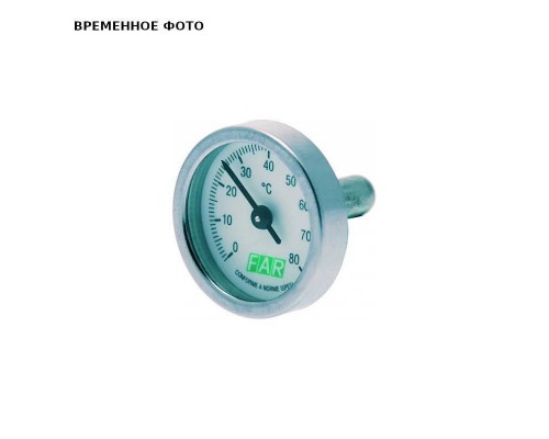 Биметаллический термометр D 40 мм 0-120'C