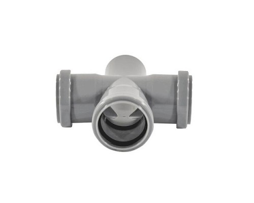 Крестовина PP-H 1-пл сер б/н Дн110х110х110х87гр в/к VALFEX 27211110 Крестовина PP-H 1-пл сер б/н Дн110х110х110х87гр в/к VALFEX 27211110