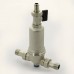 Фильтр промывной Uni-Fitt ВН 1/2" х 3/4" с редукц. соед., со сливным шаровым краном и манометром, никелир.