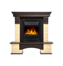 Портал Firelight Forte Classic камень бежевый, шпон венге