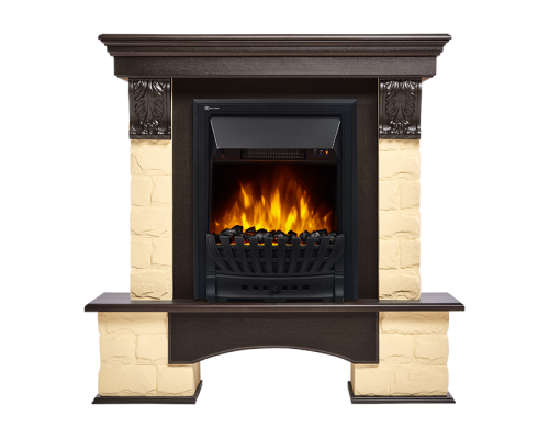 Портал Firelight Forte Classic камень бежевый, шпон венге Портал Firelight Forte Classic камень бежевый, шпон венге