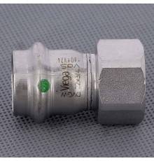 Муфта пресс-В нержавеющая сталь Sanpress Inox VIEGA 22х3/4"