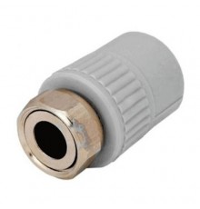 Муфта PP-R сер комб Дн20х3/4" нак/г VALFEX 10139120Г