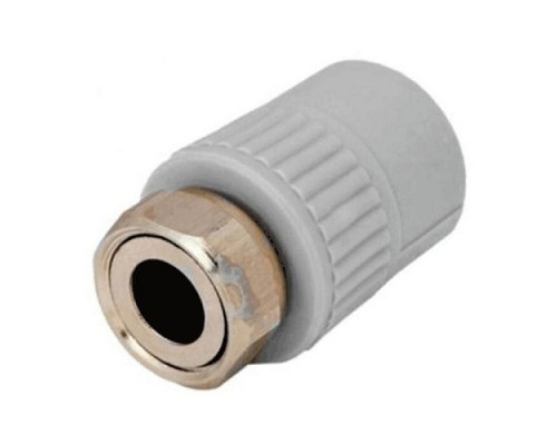 Муфта PP-R сер комб Дн20х3/4" нак/г VALFEX 10139120Г Муфта PP-R сер комб Дн20х3/4" нак/г VALFEX 10139120Г