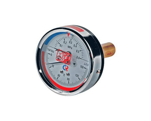 Термоманометр ТМТБ-31Т.1 150С 1,6МПа Дк80 G1/2"осевой L=46мм Росма 00000002296
