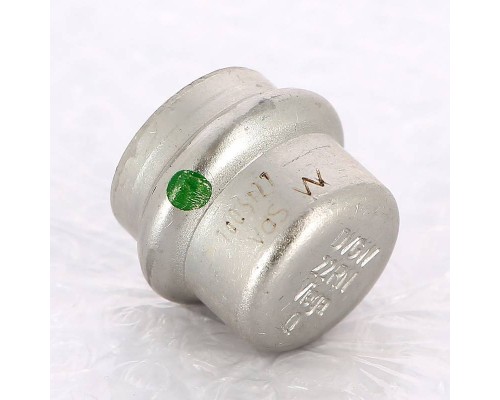 Заглушка пресс нержавеющая сталь Sanpress Inox VIEGA 22