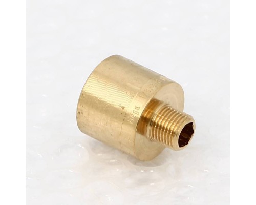 Переходник круглый НВ Viega 1/8" x 3/8" бронза