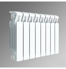 Радиатор биметаллический Rifar Monolit 500/100 8 секций нижнее правое подключение (арт. RM50010НП)