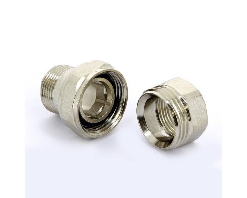 Разъемное соединение НВ никелированное с прокладкой O-ring UNI-FITT 3/4" прямое Разъемное соединение НВ никелированное с прокладкой O-ring UNI-FITT 3/4" прямое
