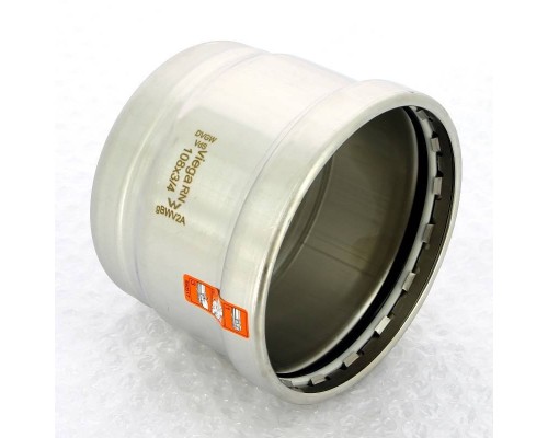 Заглушка Sanpress Inox XL VIEGA 108x3/4" нерж.сталь с отверстием, внутренняя резьба Заглушка Sanpress Inox XL VIEGA 108x3/4" нерж.сталь с отверстием, внутренняя резьба