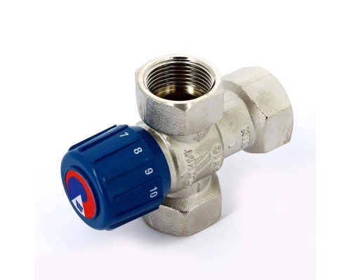Термосмеситель AQUAMIX WATTS Ind 63C1"В диапазон регулирования 25-50˚C для теплого пола