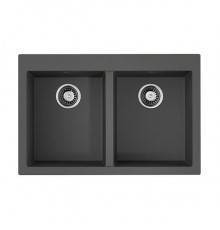 Omoikiri Bosen 80-2-PL Кухонная мойка Tetogranit 80x53 см, цвет: платина 4993843
