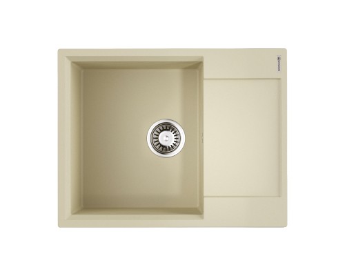 Omoikiri Daisen 65T BE Кухонная мойка из Tetogranit, крыло справа, 65x23 см, цвет: ваниль 4993513