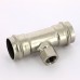Тройник В-пресс IBP 35 x 1/2" x 35 нерж.сталь