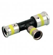Тройник пресс для газа PVDF HENCO 26х20x20