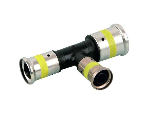 Тройник пресс для газа PVDF HENCO 26х20x20 Тройник пресс для газа PVDF HENCO 26х20x20