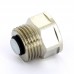 Отсечной клапан UNI-FITT 1/2" никелированный