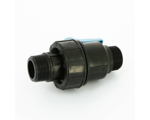 Кран НН Unidelta 1"1/4 для труб ПНД полипропилен PP-B