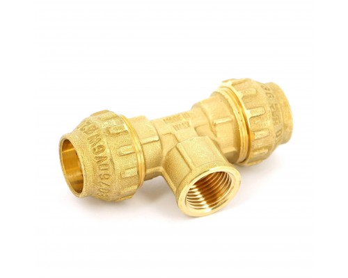 Тройник обжим-В TIEMME 20х1/2"х20