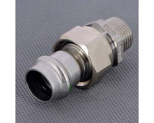 Муфта пресс-Н нержавеющая сталь Sanpress Inox VIEGA 15х1/2" Муфта пресс-Н нержавеющая сталь Sanpress Inox VIEGA 15х1/2"