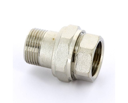 Разъемное соединение НВ никелированное с прокладкой O-ring UNI-FITT 3/4" прямое Разъемное соединение НВ никелированное с прокладкой O-ring UNI-FITT 3/4" прямое