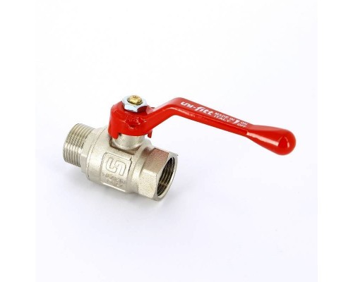Кран шаровой НВ полнопроходной рычаг Uni-Fitt 3/4"