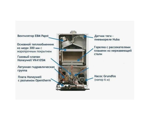 Котел настенный Baxi ECO Life 31 31 кВт двухконтурный закрытый