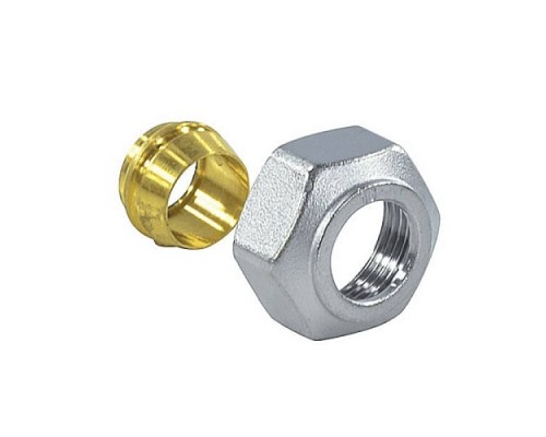 Соединитель лат д/мед труб Дн16х3/4" обж/ВР под еврокон Giacomini R178EX115 Соединитель лат д/мед труб Дн16х3/4" обж/ВР под еврокон Giacomini R178EX115