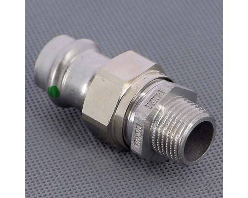 Муфта пресс-Н нержавеющая сталь Sanpress Inox VIEGA 15х1/2" Муфта пресс-Н нержавеющая сталь Sanpress Inox VIEGA 15х1/2"