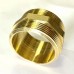 Ниппель резьбовой прямой DN50 НН 2.0 латунь