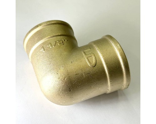 Угол резьбовой 90 градусов DN40 ВВ 1.1/2 латунь