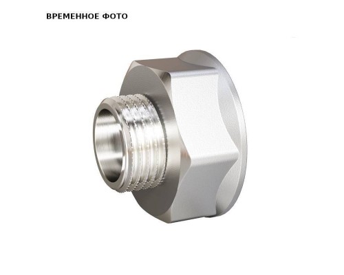Переходник LD НВ 1"1/4 х 1/2" никелированный