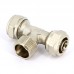 Тройник обжим-Н никелированный UNI-FITT 20х3/4"х20