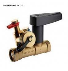 Ручной балансировочный клапан NexusValve Fluctus FODRV DN15L с дренажем Кvs 0,63