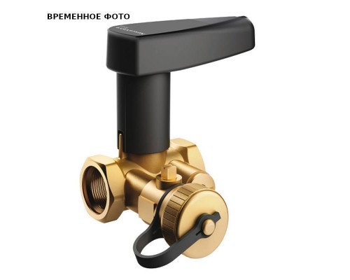 Ручной запорный клапан NexusValve Relax DN15 с дренажем