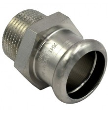 Муфта нерж AISI316L Дн15х3/4" Ру16 пресс/НР Inoxpres RM 187304015