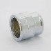 Муфта ВВ бронза Viega 3/4"х1/2" хромированная