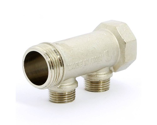 Коллектор НВ 1" никелированный ITAP 2 выхода 1/2"Н 38мм