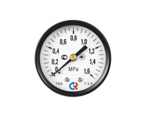 Манометр осев ТМ-310Т.00 0-1,0МПаДк63 G1/4" ст Росма 00000008922