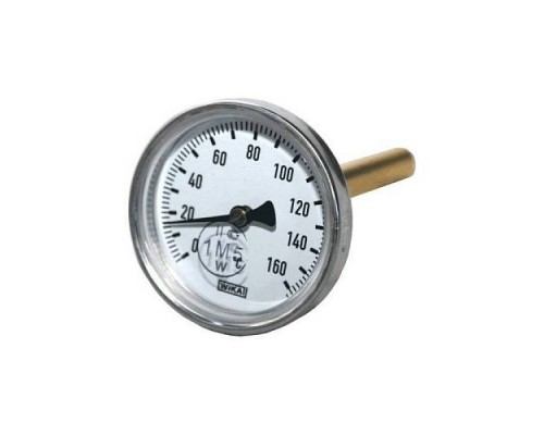 Термометр биметалл A50.10 160С Дк100 L=100 G1/2" осев Wika 3905942