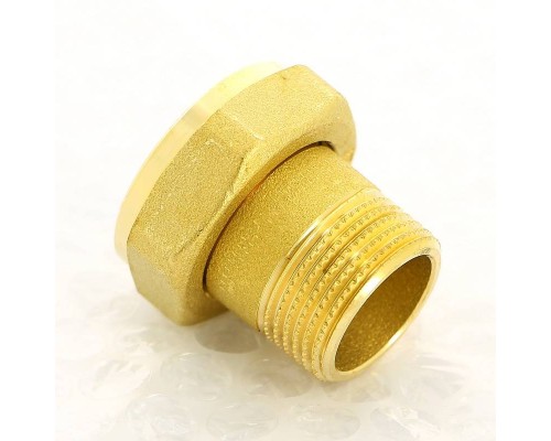 Соединение с накидной гайкой НВ Uni-Fitt 3/4" x 1" с плоской прокладкой Соединение с накидной гайкой НВ Uni-Fitt 3/4" x 1" с плоской прокладкой