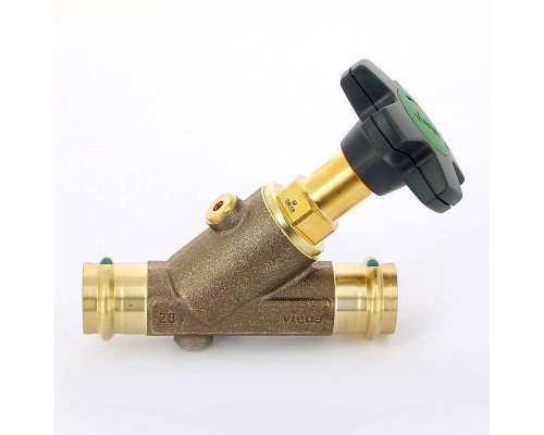 Вентиль наклонный полнопроходной Easytop с SC-Contur Viega 25